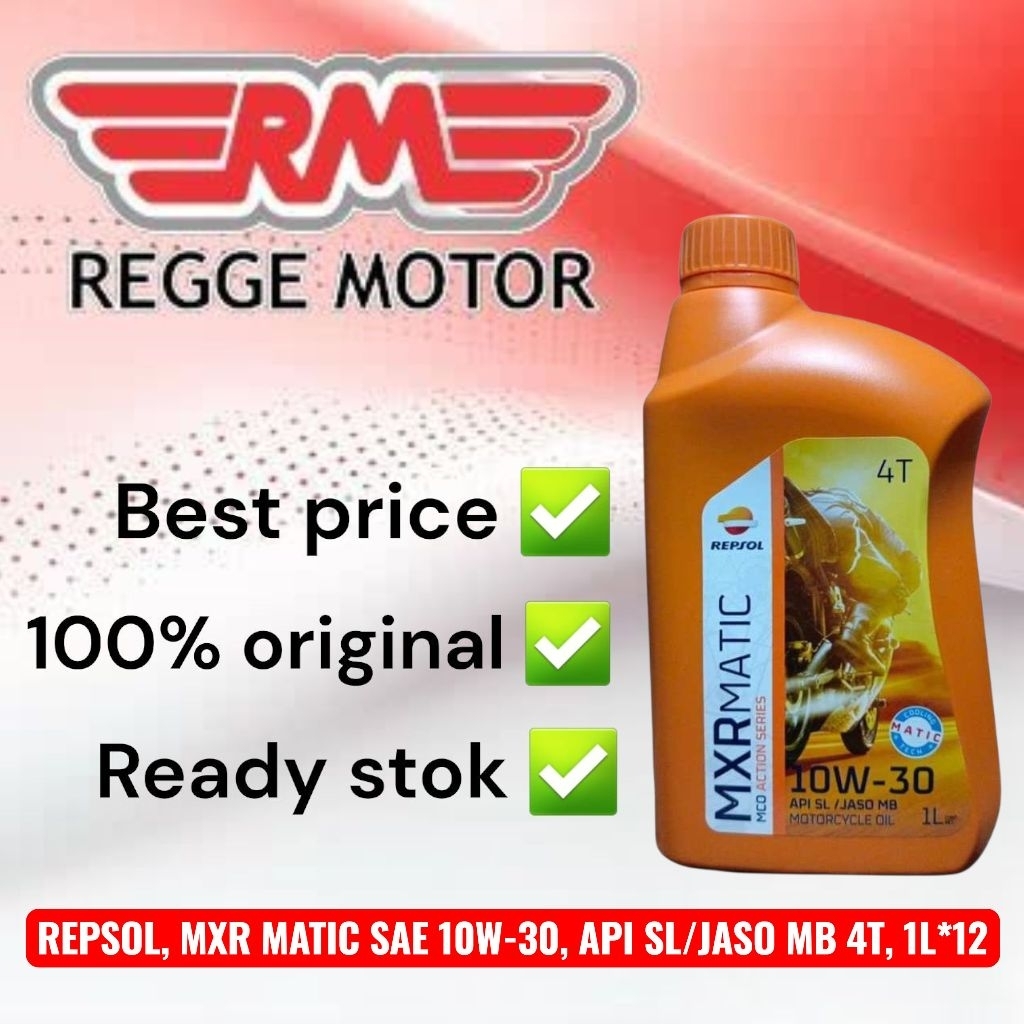 REPSOL MXR MATIC 10W30 1 LITER