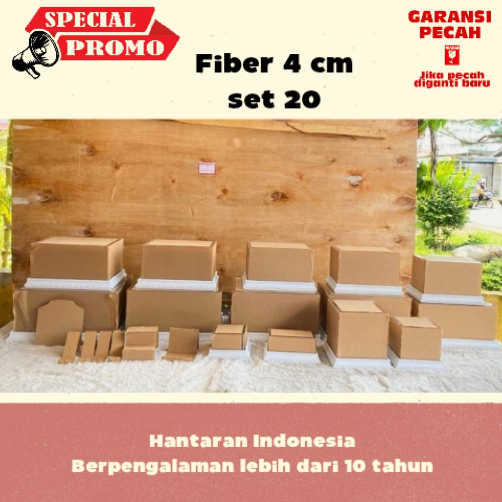 BOX HANTARAN FIBER 4 CM | TUTUP AKRILIK | BOX HANTARAN PERNIKAHAN | BOX HANTARAN AKRILIK TERMURAH