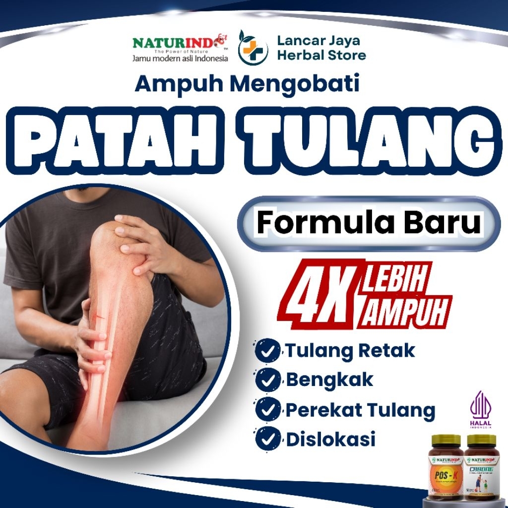 Obat Patah Tulang Retak Dislokasi Bengkak Cabone Naturindo