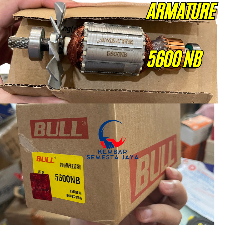 BULTRAX BULL ARMATURE Makita 5600NB Angker Angkur Gulungan Full Tembaga Rotor Circular Saw Serkel 6 