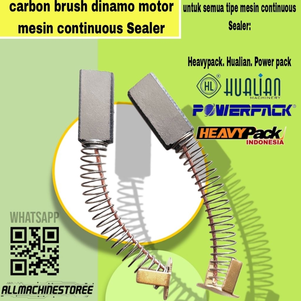Arang dinamo motor mesin press plastik continuous Sealer untuk semua tipe mesin Sealer