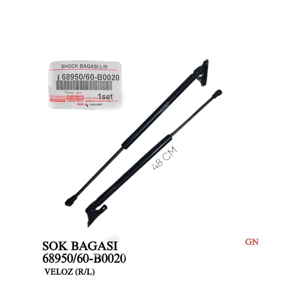 SHOCK BAGASI VELOZ (R/L) 68950/60-B0020