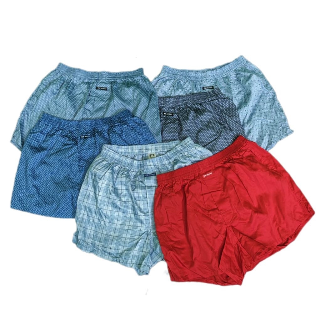 HANS || Celana Pendek Boxer BYC Unisex Made In Indonesia