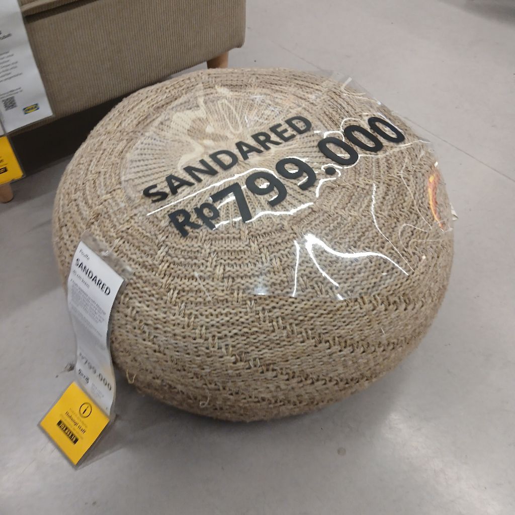 Bantal bulat besar round pouffe bantal duduk lesehan 45cm kursi bulat