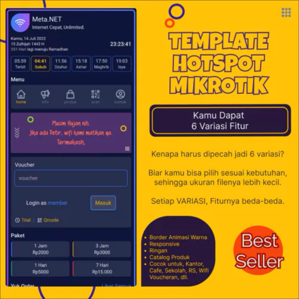 Template Login Hotspot Mikrotik 4