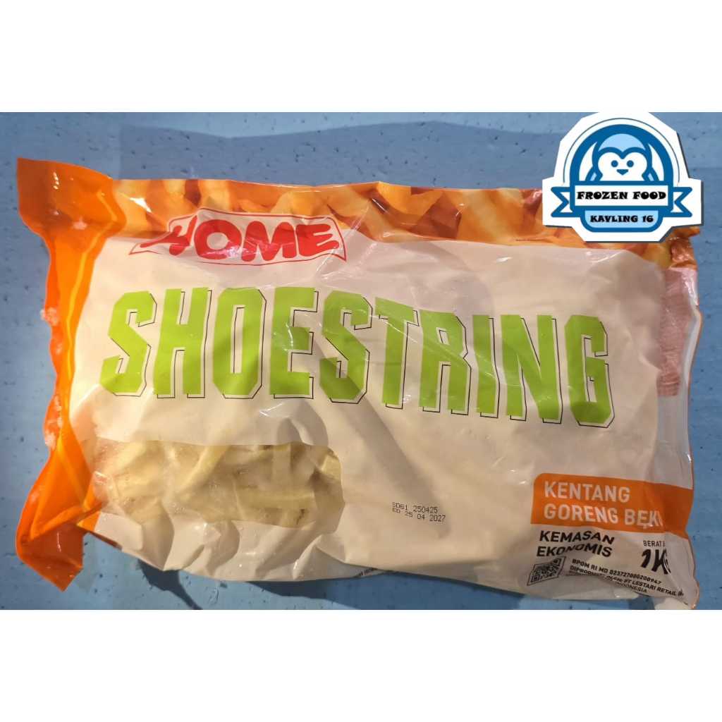 Home Kentang Shoestring 1kg / Kentang Goreng Shoestring 1Kg