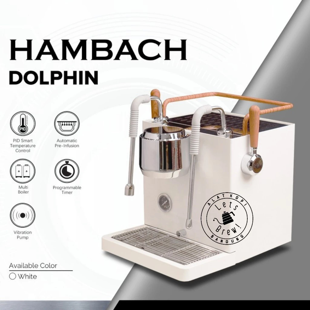 Hambach Mesin Kopi Espresso Dolphin Vibration 1 Group PID / Hambach Espresso machine 1GR Vibration P