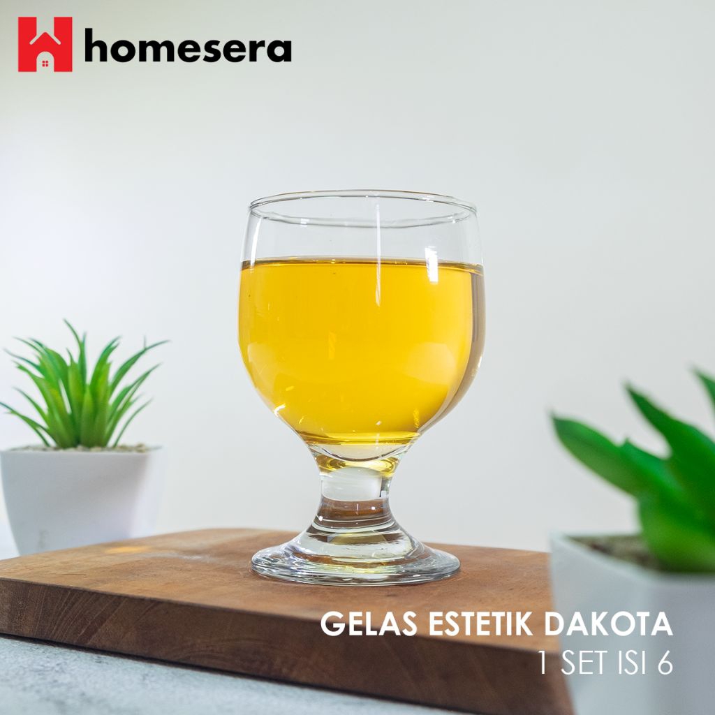 GELAS KACA DAKOTA | GELAS WINE KACA | GELAS KACA AESTHETIC| GELAS KAKI