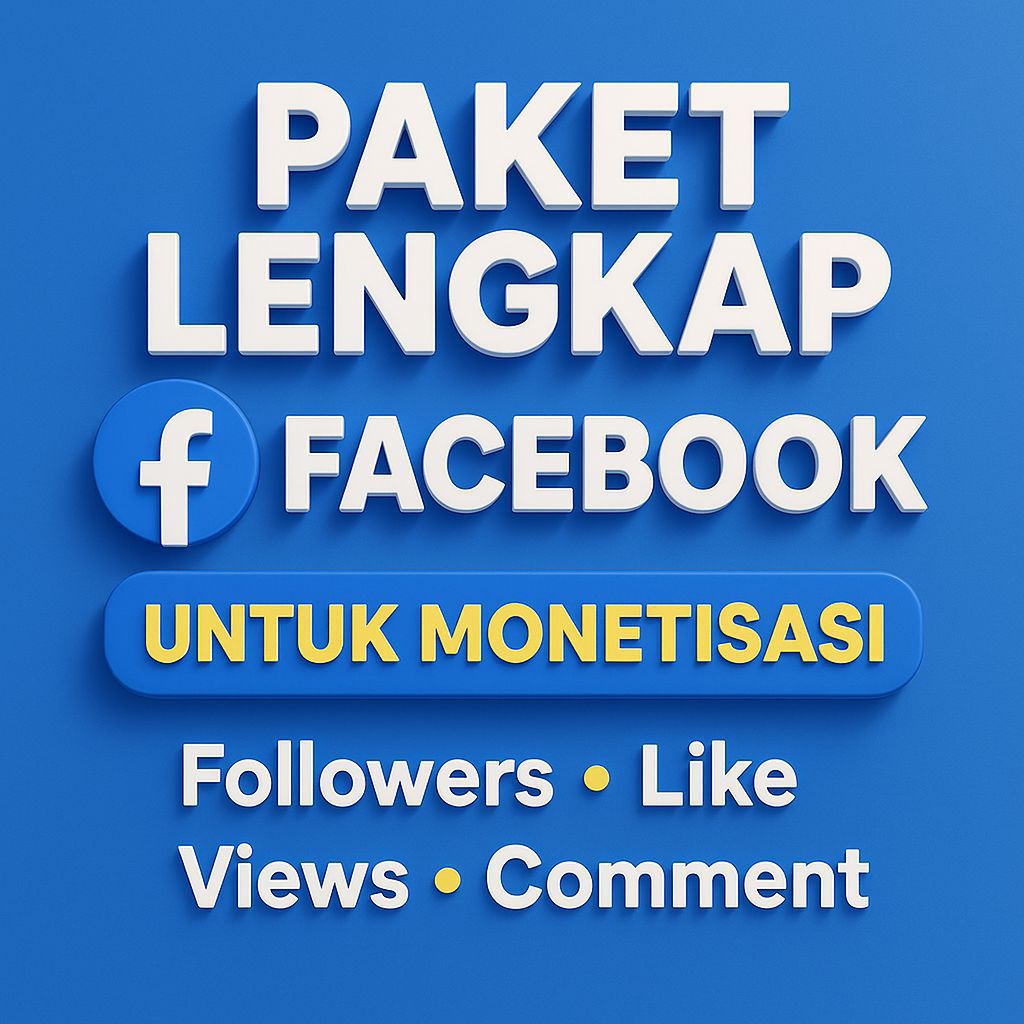 Followers Facebook Pengikut Facebook Like Facebook Views Facebook Comment Facebook Aman Monetisasi