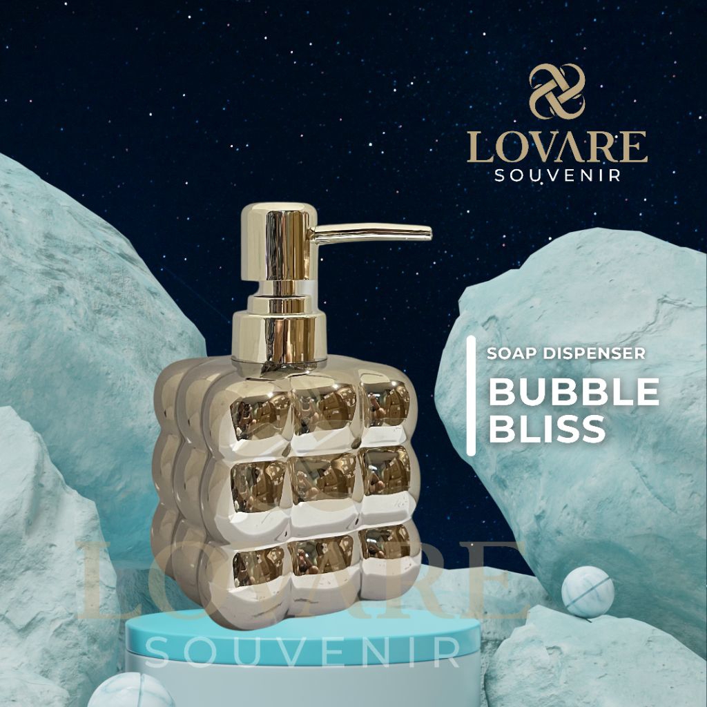 Bubble Bliss Soap Dispenser - Tempat Sabun Luxury | Souvenir pernikahan mewah