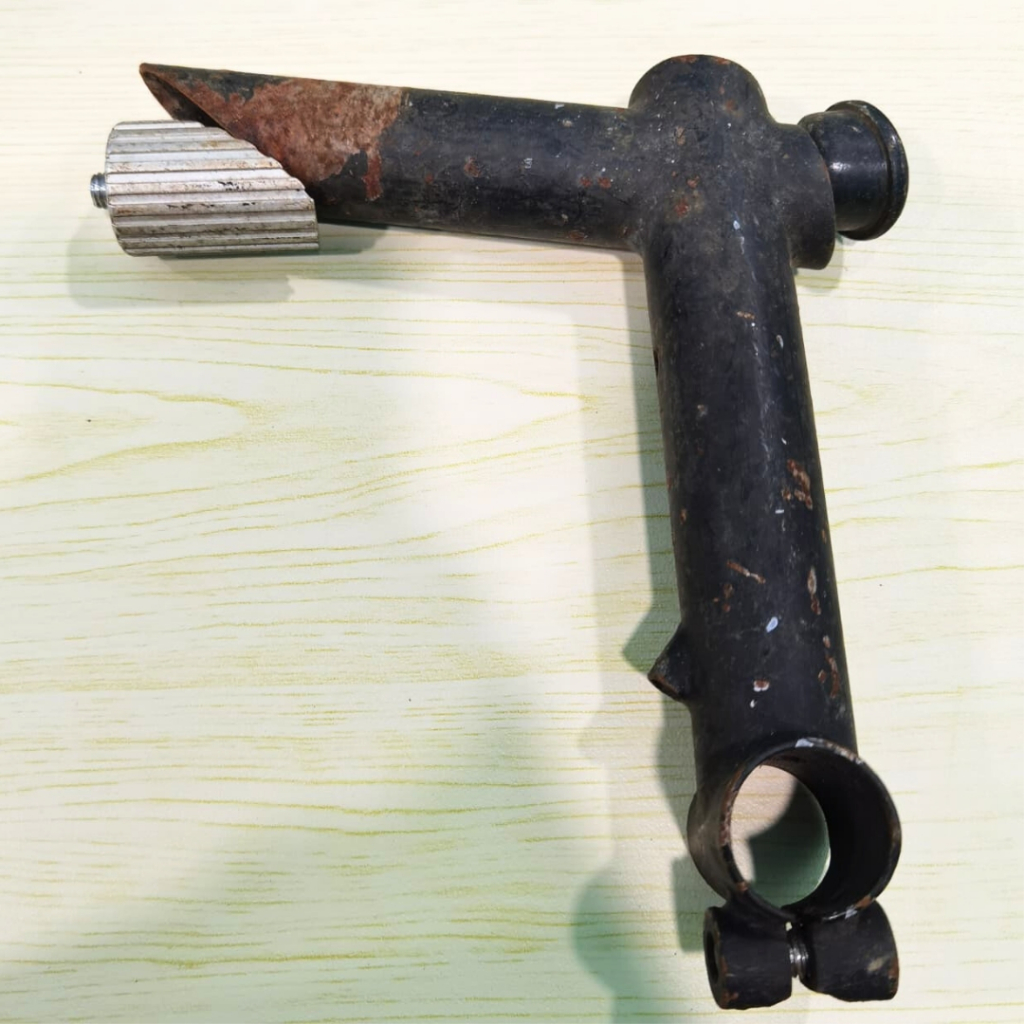 Stem OLMO Hitam Chromoly Sepeda MTB Vintage Insert 28.6