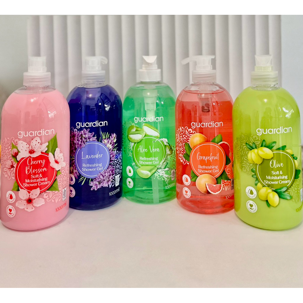 GUARDIAN Shower Cream And Gel 1000ml