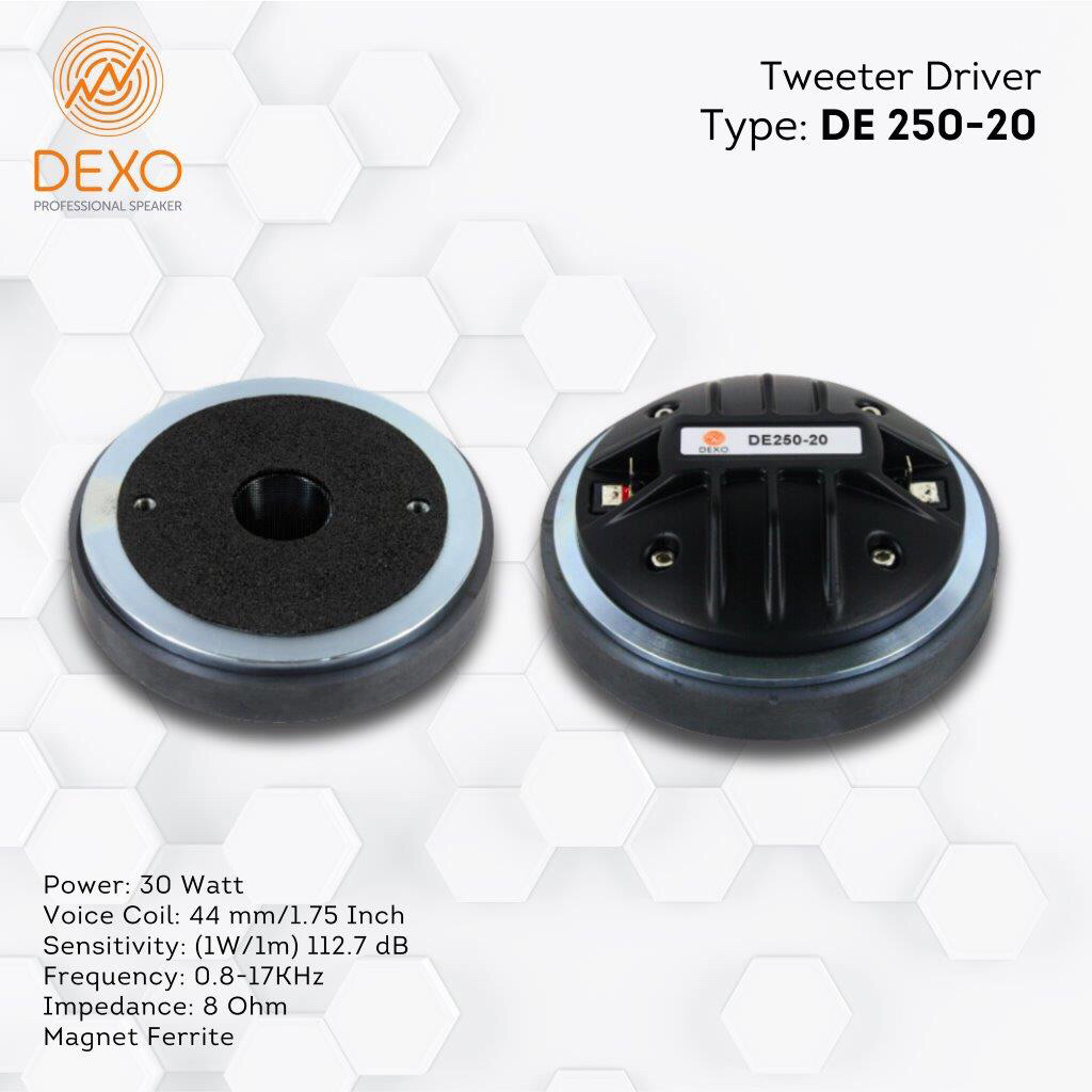 Tweeter Driver DEXO DE 250-20 / Twiter DEXO DE 250-20
