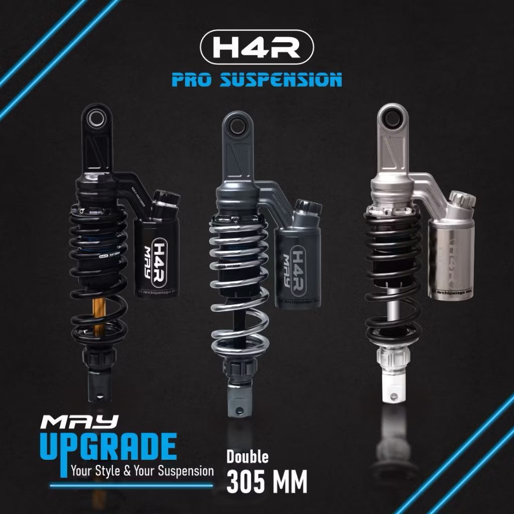 Shockbreaker Tabung Atas Double Shock H4R MAY Aerox Nmax New Nmax Old PCX 150 PCX 160 H4R | SUKA SUK