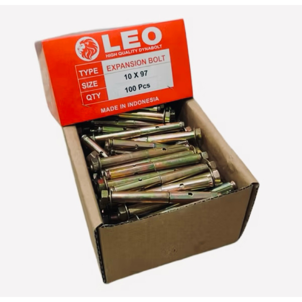 Dinabolt Leo M10 x 97 / Dynabolt 10x97mm / Dinabolt Murah 10cm 100pcs