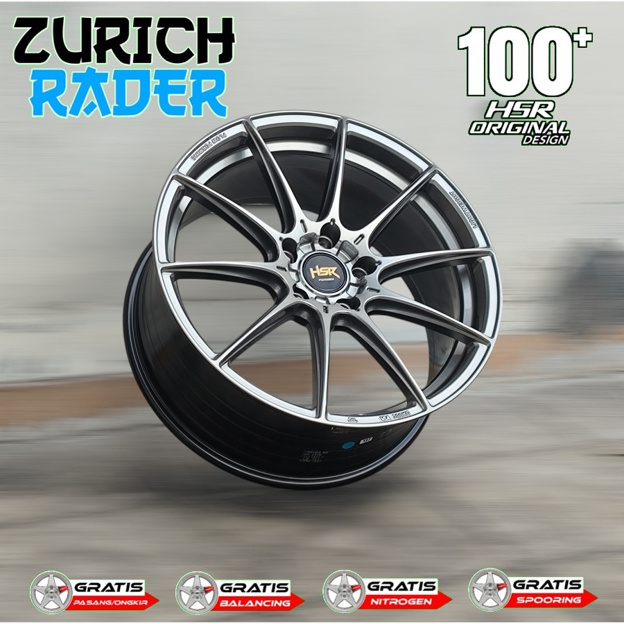 Pelek Mobil R18 Stream Juke Camry Odyseey Xtrail Innova Terios Almaz Ring 18 Hsr Wheel Fg Tobelo
