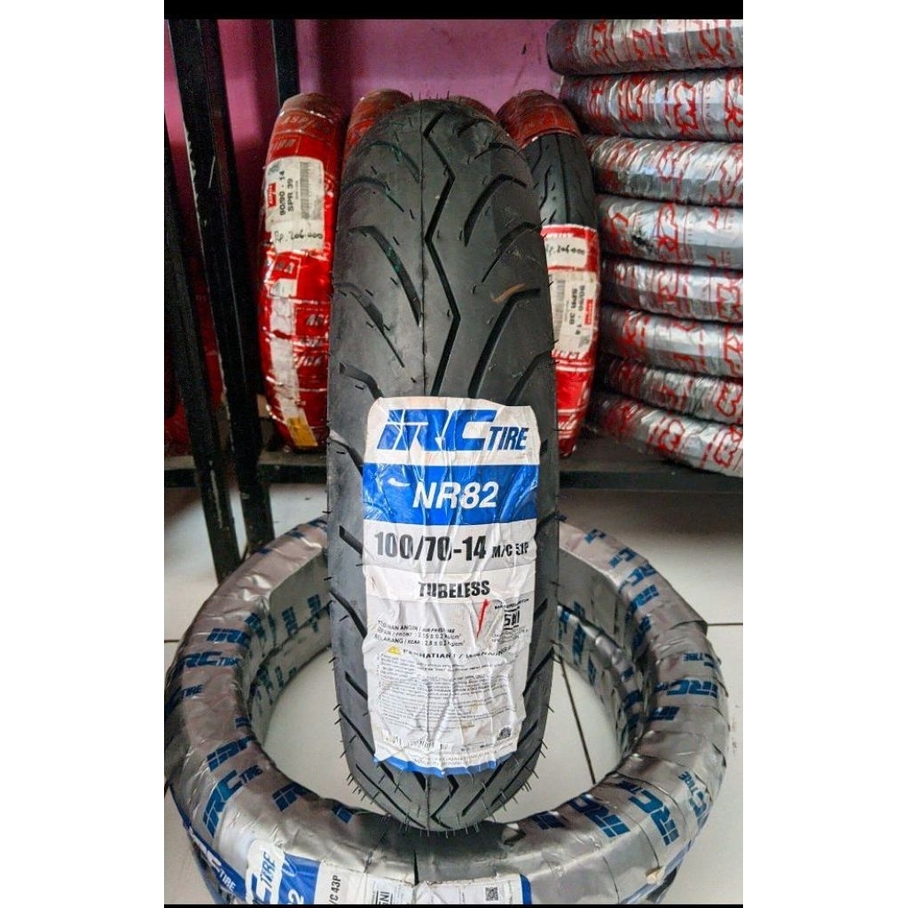 ban IRC motor metic Ring 14 Uk 100/70  buat motor Beat/Vario/Fino/Genio