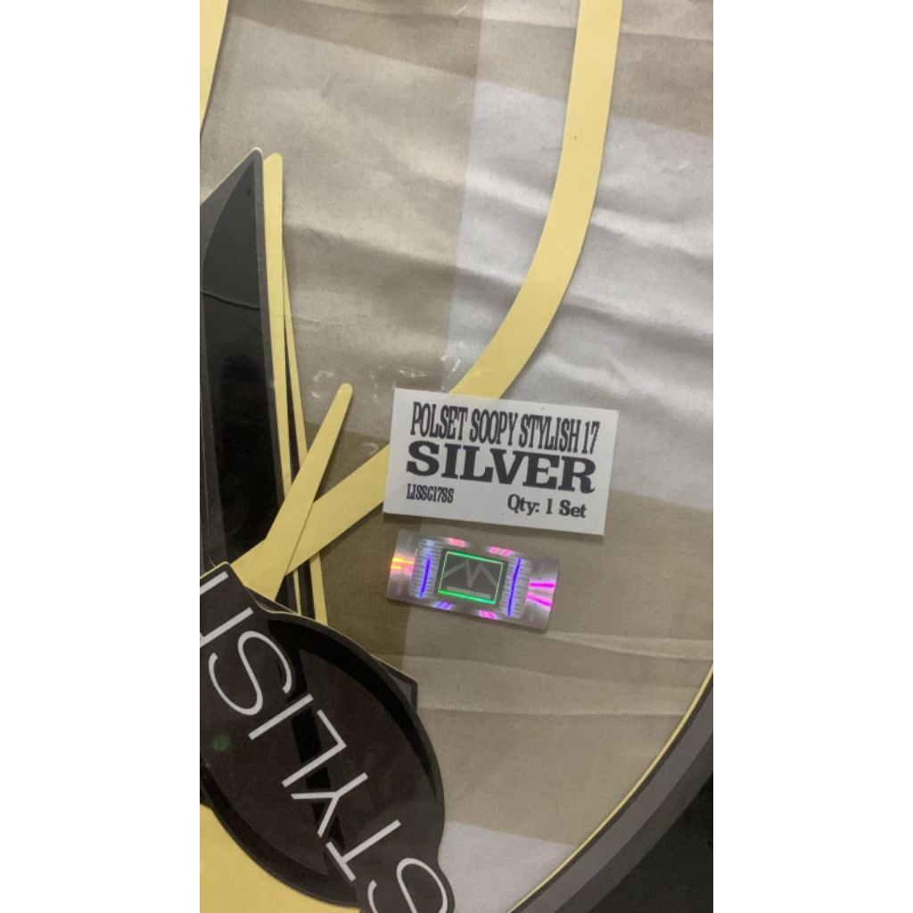 striping scoopy stylish 2017 silver