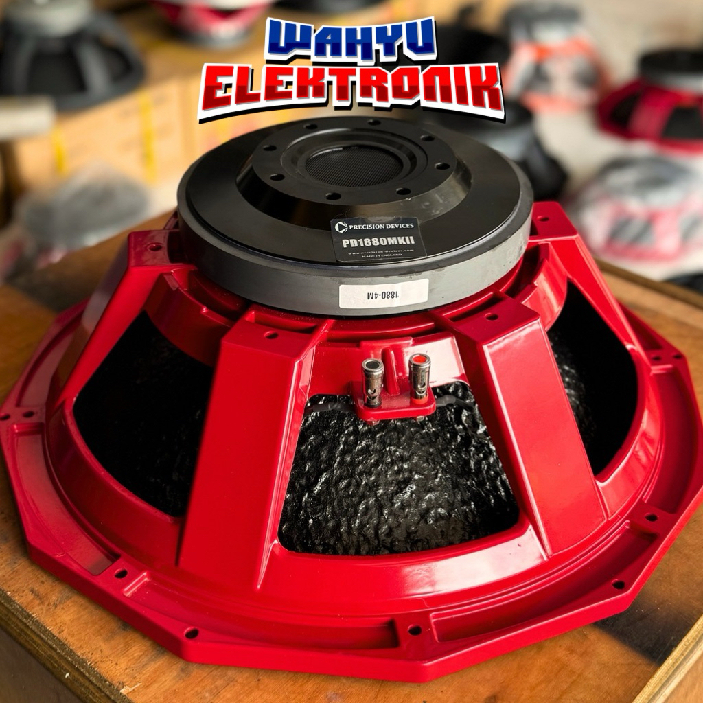 Speaker Komponen PD1880-4 Merah // Precision Device PD1880 coil 4inch // Speaker PD1880 murah