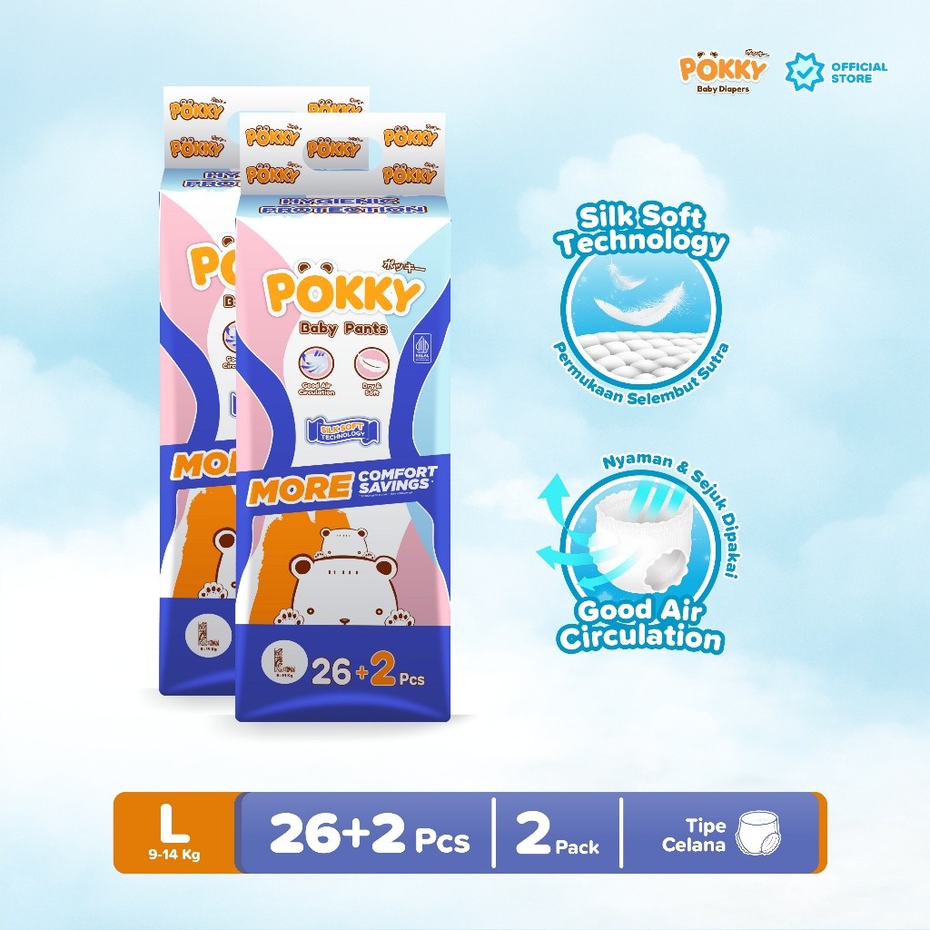 POKKY PANTS BALL PACK M14/L12/XL10 - Gambar 2
