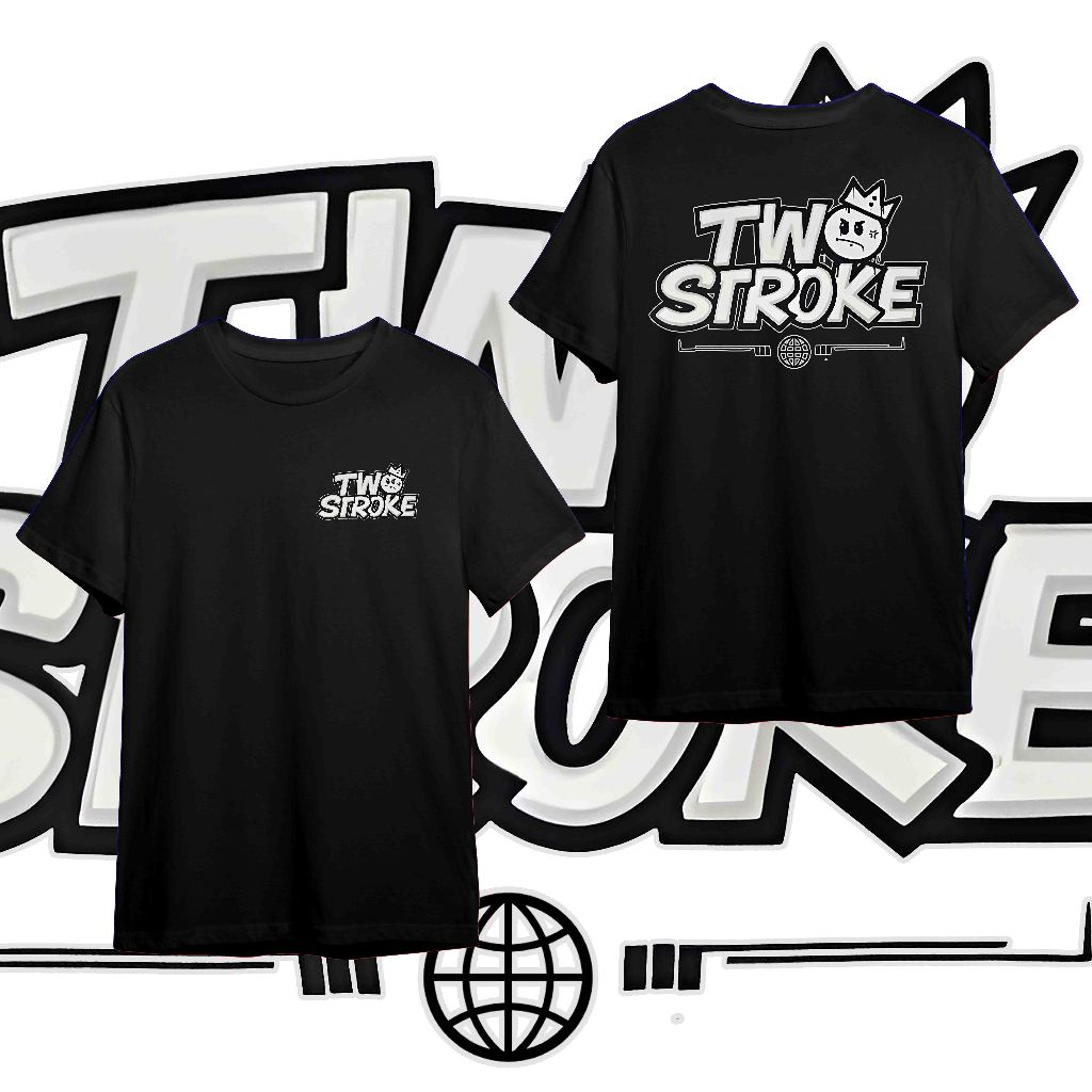 Kaos Racing Two Stroke - Baju Two Stroke - Kaois Distro Unisex Pria Wanita