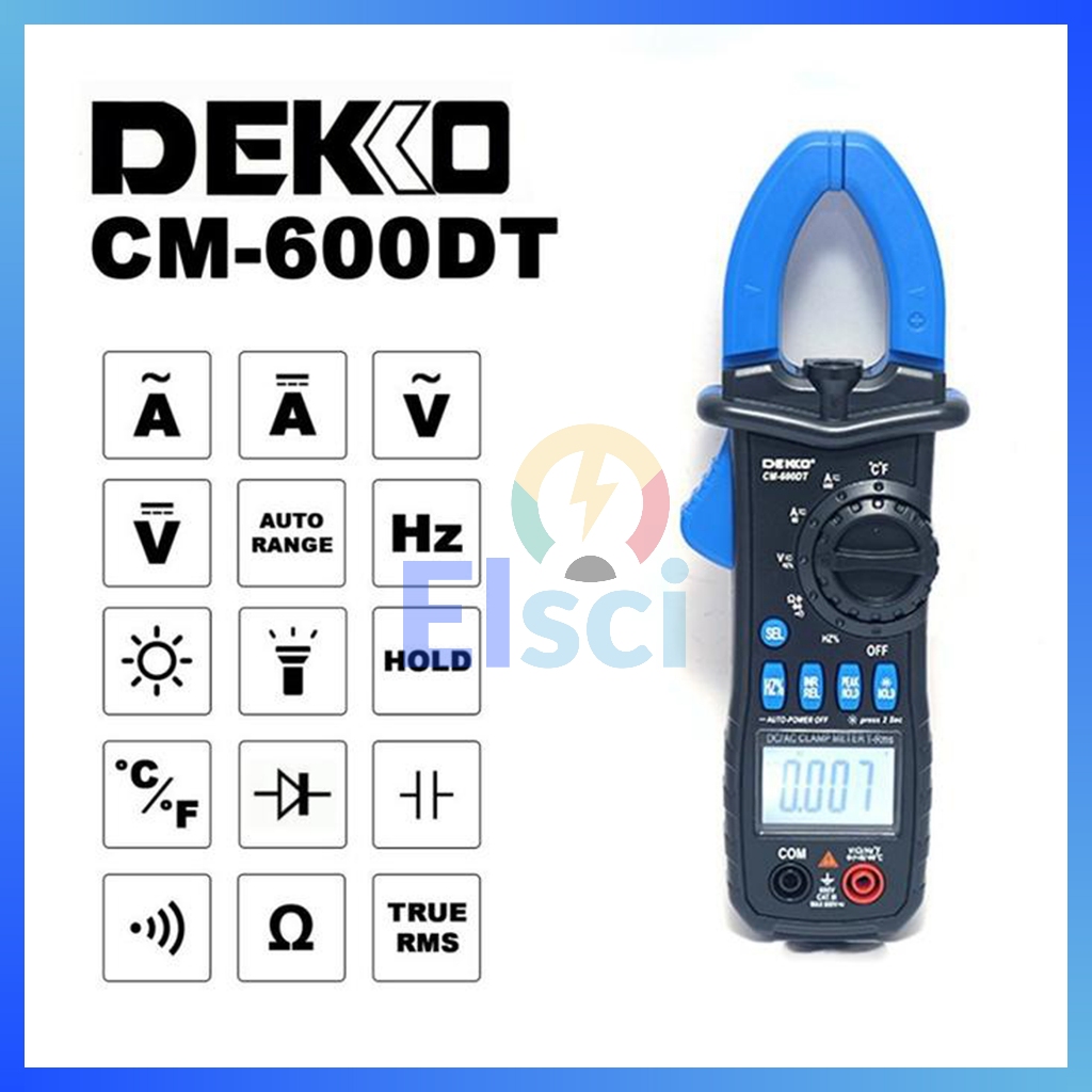 Dekko CM-600DT Digital Clamp Meter