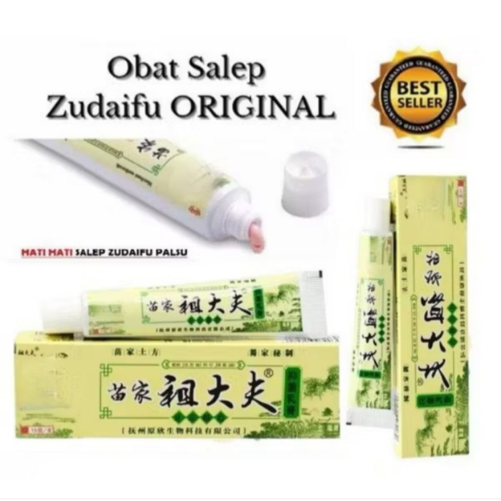 salep zudaifu 15gr Original 100% - Salep Zu Dai Fu  - Krim Cream Obat Gatal