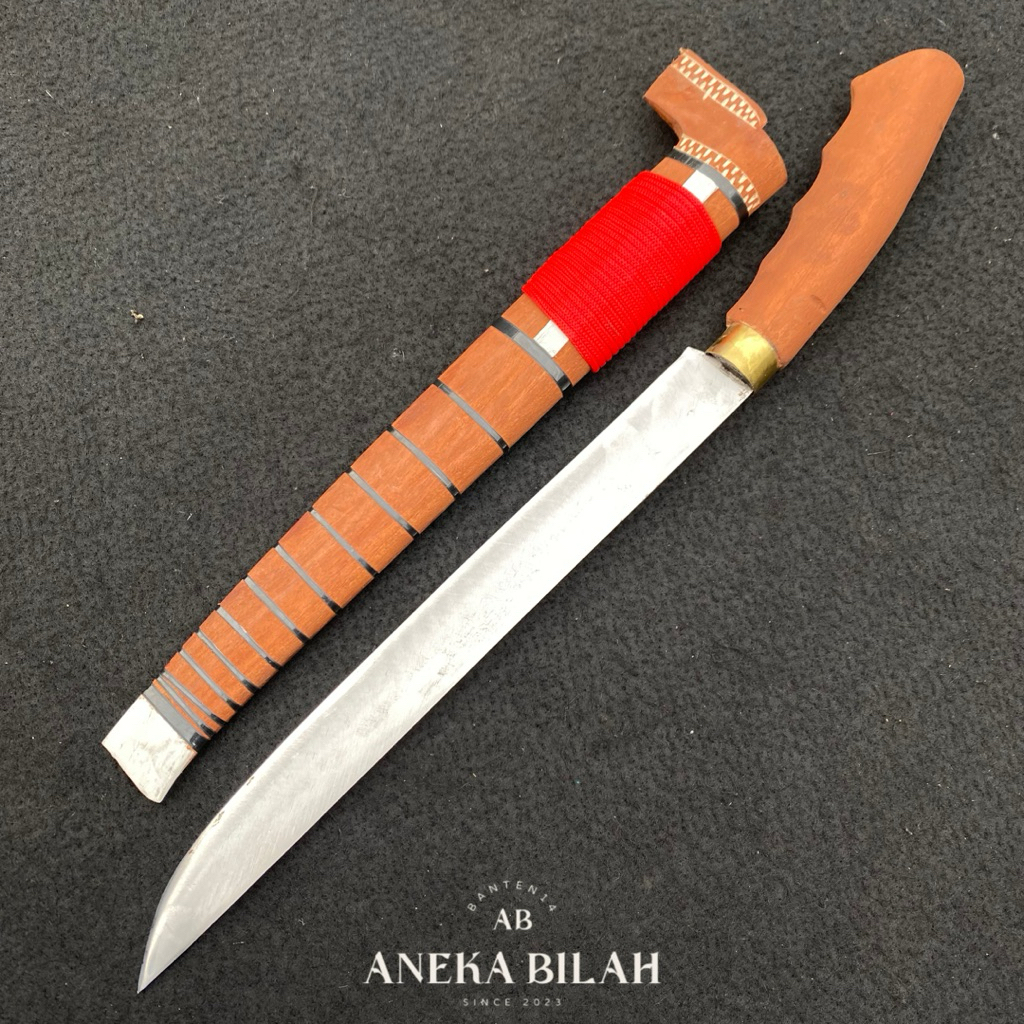 Pisau Sembelih 30cm super tajam Berbahan Bajaper-Sembelih Kerbau Sapi & Kambing