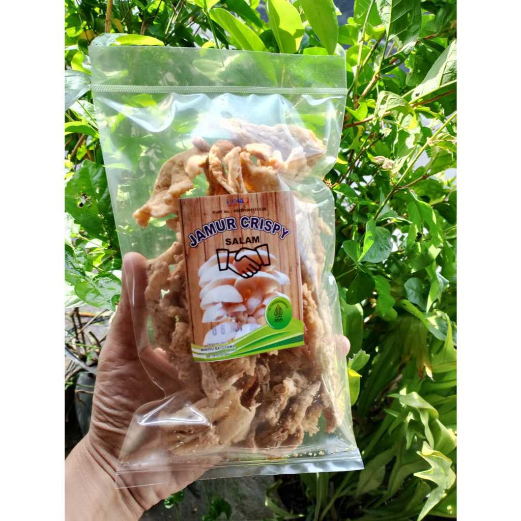 Keripik Jamur, Jamur Crispy, Kripik Jamur Asli Gurih Renyah