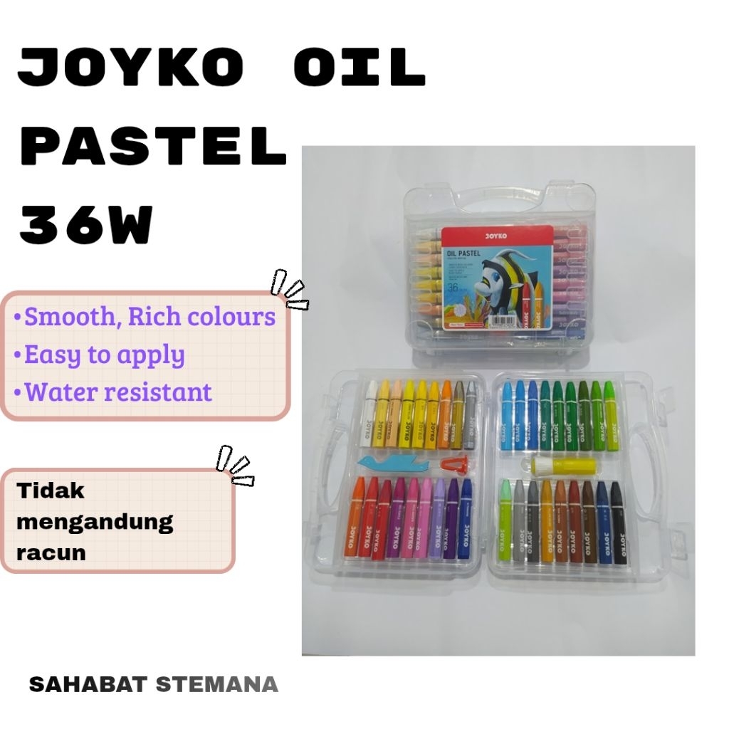 Oil Pastel|Crayon Joyko 36 warna