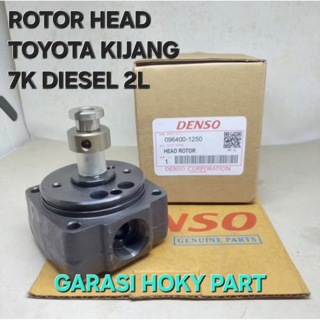 ROTOR HEAD INJEKSI PUMP ROTOR HEAD BOSHPOM TOYOTA KIJANG 7K DIESEL 2L ASLI DENSO