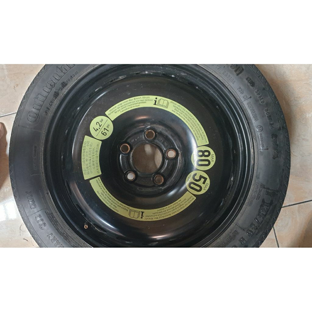 Ban serep Mercedes Benz R17 PCD 5x112