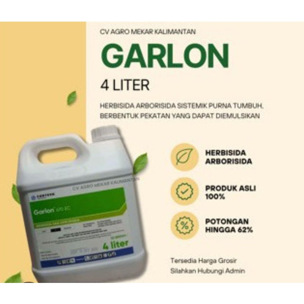 Garlon 670 EC atau Garlon Mix 333/17 EW)