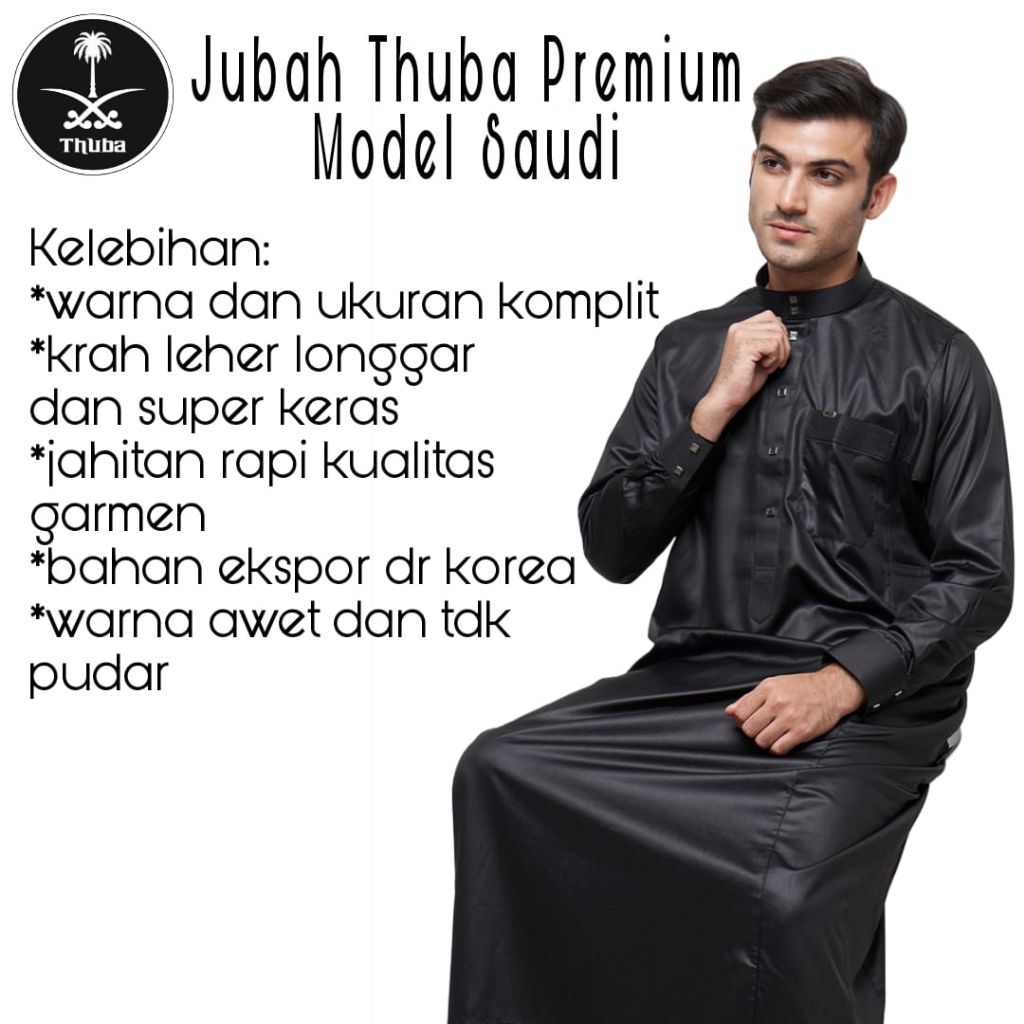 JUBAH DEWASA THUBA ORIGINAL