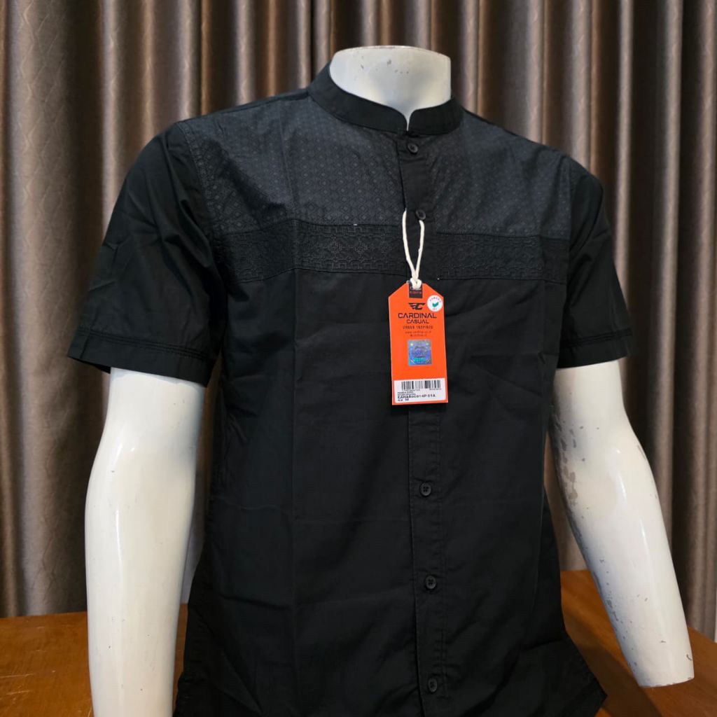 KEMEJA KOKO CARDINAL CASUAL ORIGINAL LENGAN PENDEK REGULER TERBARU