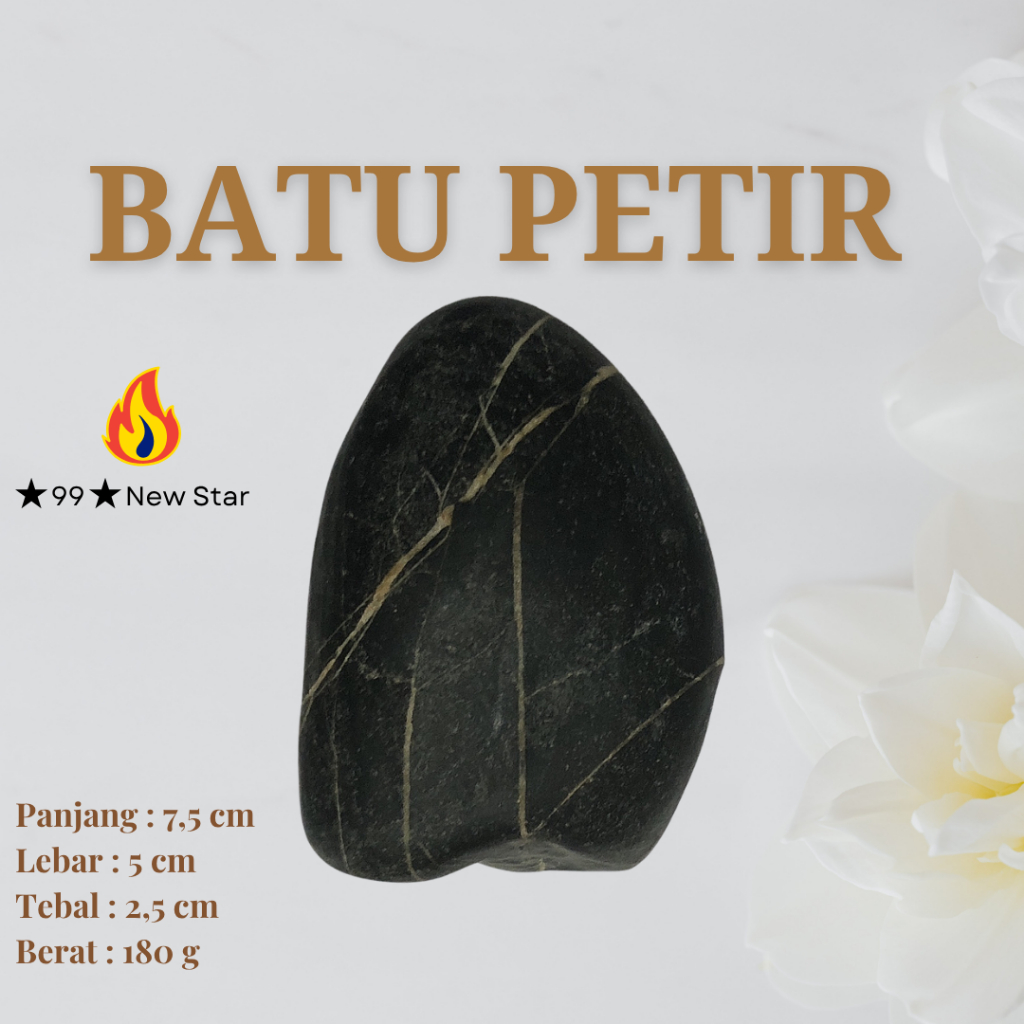 Batu Petir Hitam Asli – Batu Alami