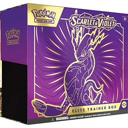 Pokémon TCG: Scarlet and Violet Elite Trainer Box - Miraidon Purple (1 Full Art Promo Card