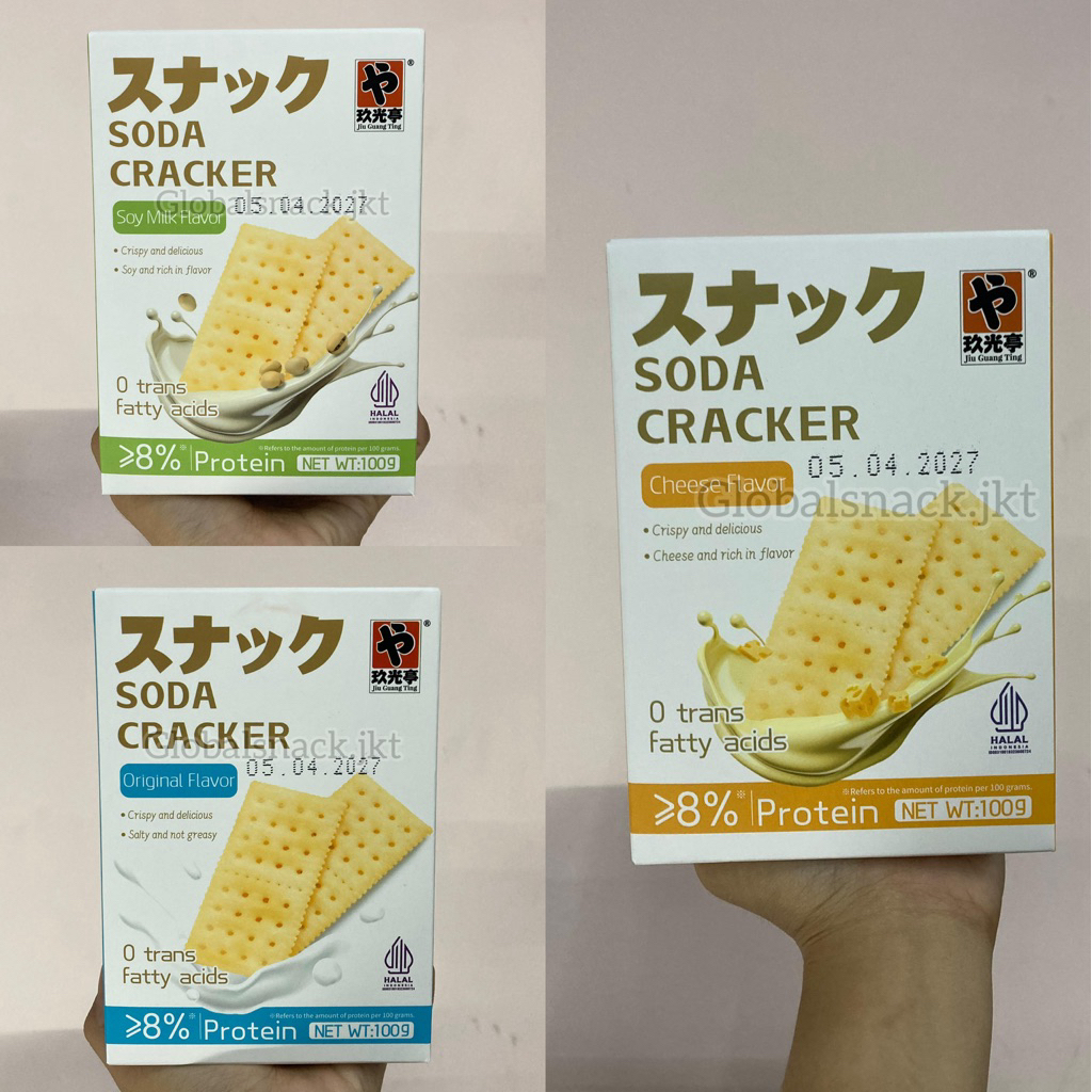 JGT SODA CRACKERS SOYA MILK / CHEESE / ORIGINAL