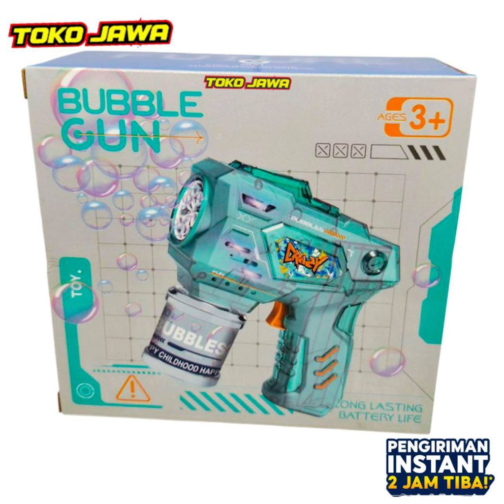 Mainan  Gelembung Space Bubble Basoka SabunAutomatic Bubble Machine