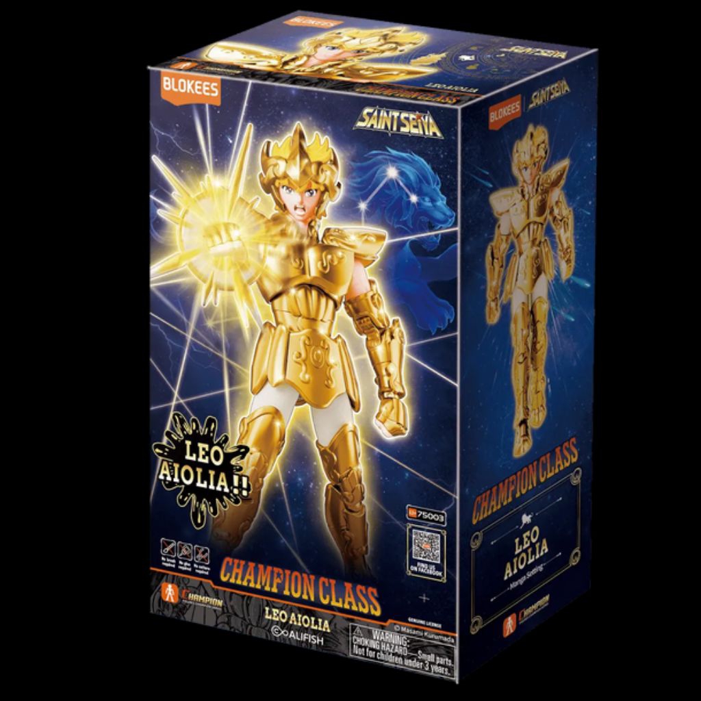 Blokees Saint Seiya Champion Class Leo Aiolia 75003 - Blokees Figures Saint Seiya CC 02