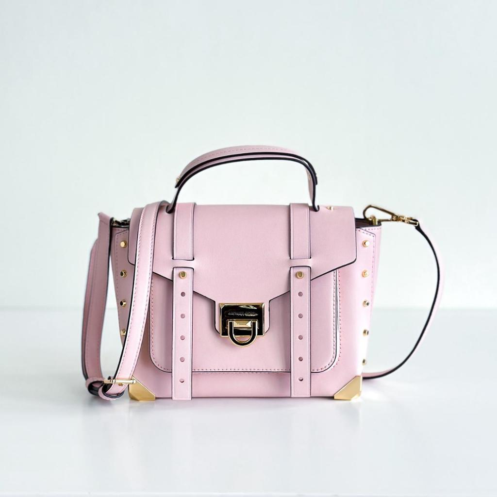 MK MANHATTAN SATCHEL POWDER BLUSH