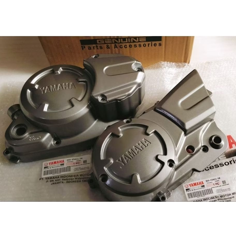 Cover Crank Case Bak Blok Magnet Magnit Kopling Kanan Kiri Plus Tutup Bak Kopling Rx King Lama 2003 