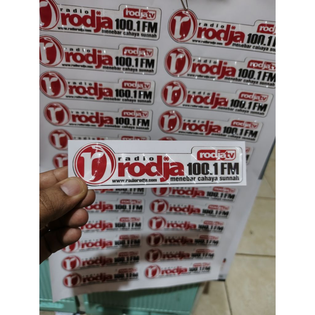 sticker radio rodja rodja tv hologram