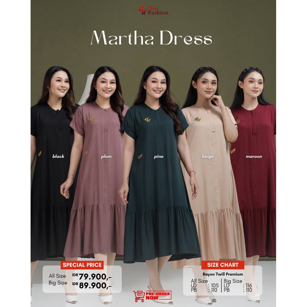 Fee Fashion - Dress / Daster / Martha Dress Fee Fashion