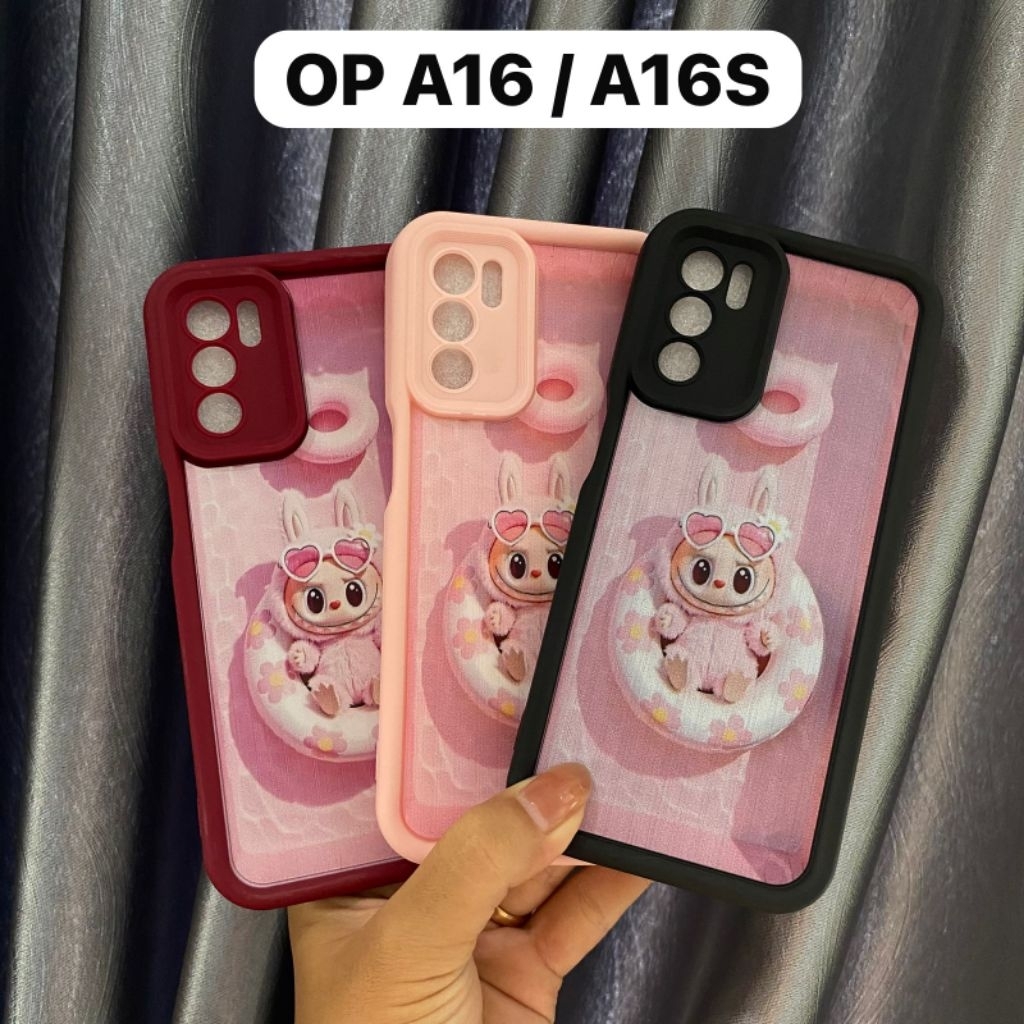 CASING SILIKON MOTIF LABUBU OPPO A16 / A16S