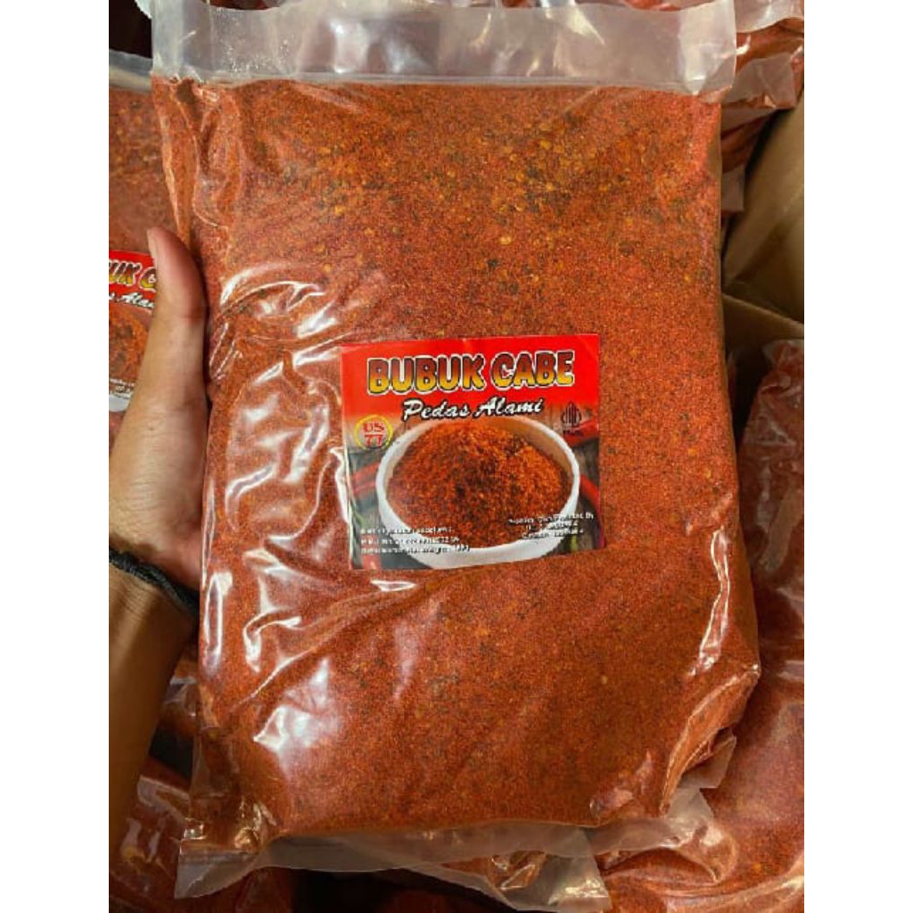 CABE BUBUK KASAR EXTRA PEDAS 1 KG - CABE BUBUK KASAR - CABE BUBUK UNTUK BASO ACI - BON CABE KILOAN