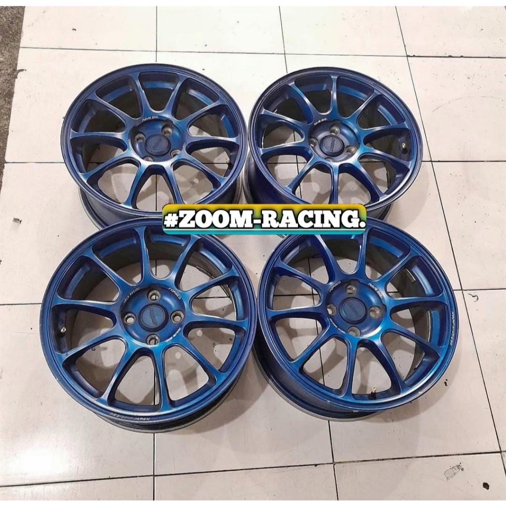 Velg Mobil Ring 16 RAYS Lebar 7 ZE40 Baut 4x100 Murah R16 Jazz, Yaris, Mazda2, Mobilio, Dll Dll