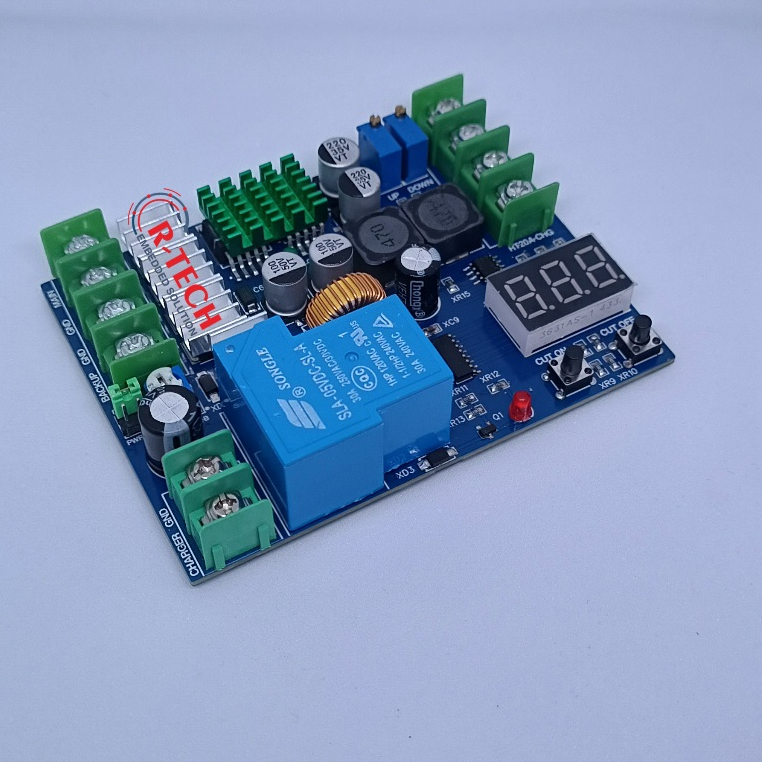 Modul UPS ATS DC Auto Transfer Switch 3 Output dengan Auto Charging Control