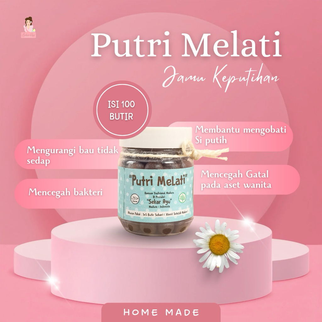 JAMU KEPUTIHAN, BAU, GATAL PUTRI MELATI | Obat Miss V Keset Wangi | Ramuan Herbal Madura Sekar Ayu