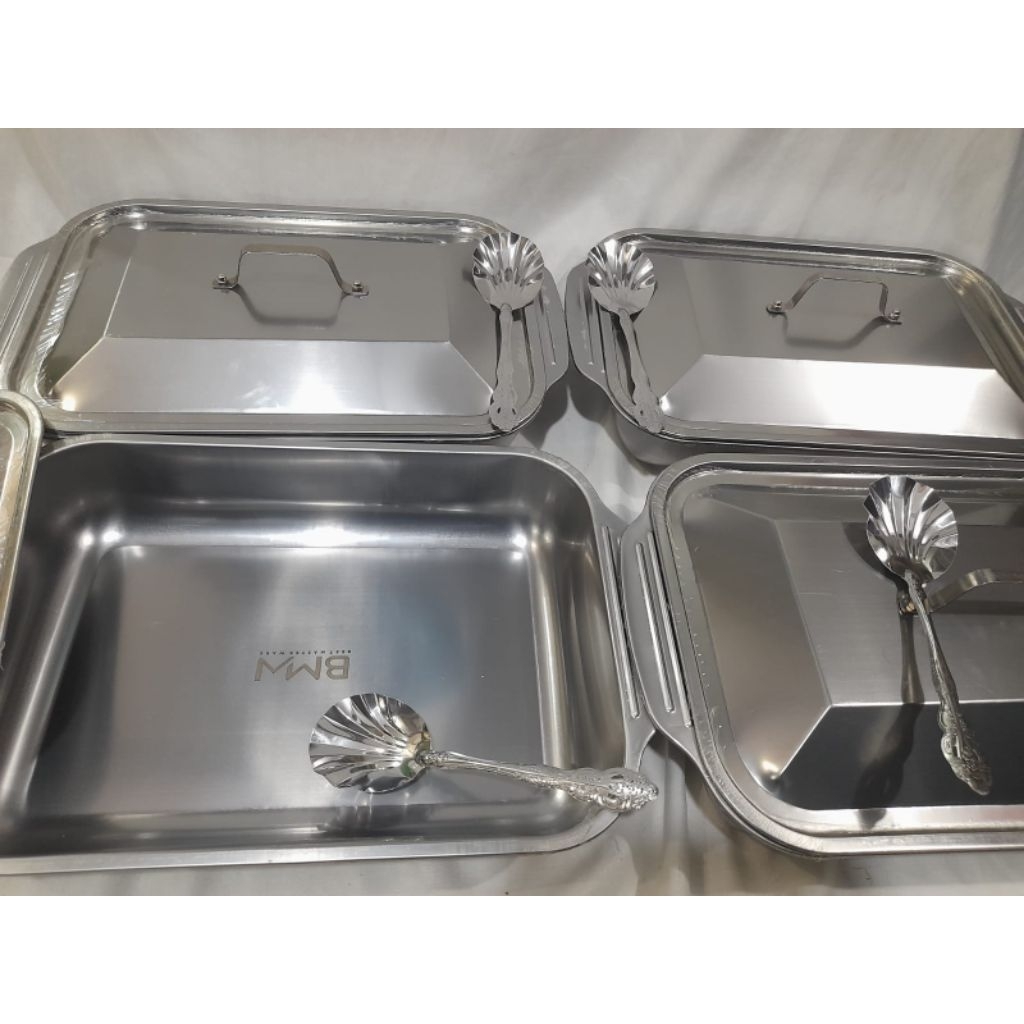 prasmanan set stainless tebal merk BMW